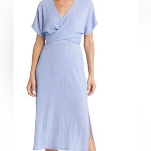 Chic Light Blue Pencil Skirt